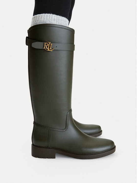 LAUREN RALPH LAUREN Gumene čizme Portiah Bo Wbo 802980678003 Zelena
