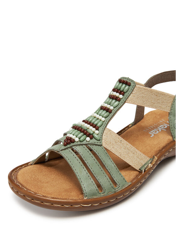 Rieker Rieker Sandali 60851-52 Zelena