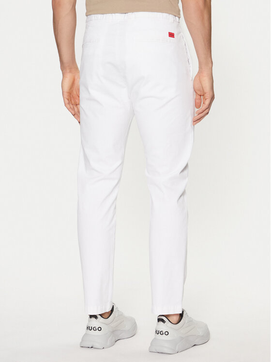 HUGO HUGO Chino 50530886 Bijela Slim Fit