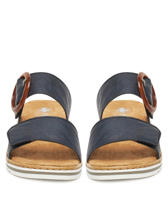 Rieker Rieker Şlapi V0692-14 Bleumarin