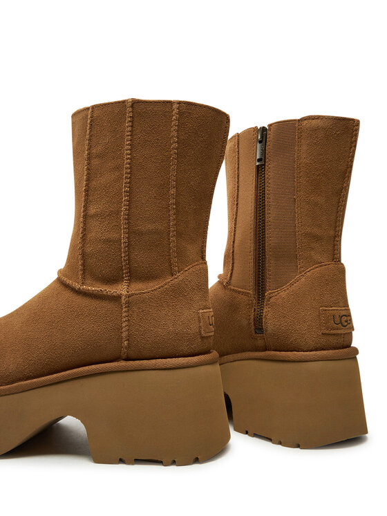 Ugg Ugg Škornji W Classic Twin Seam New Heights 1158313 Rjava