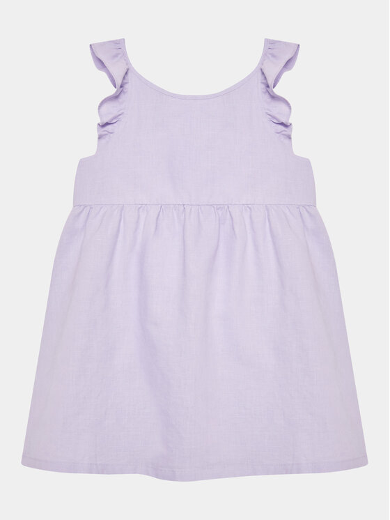 United Colors Of Benetton United Colors Of Benetton Ежедневна рокля 4BE7GV00Q Виолетов Regular Fit