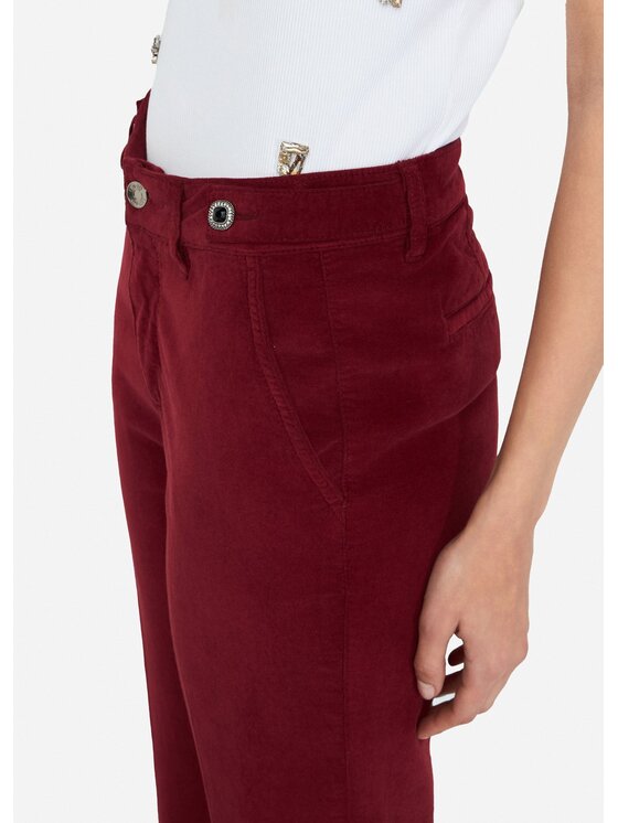 Liu Jo Liu Jo Pantaloni di tessuto MF5308T459091650 Rosso Regular Fit