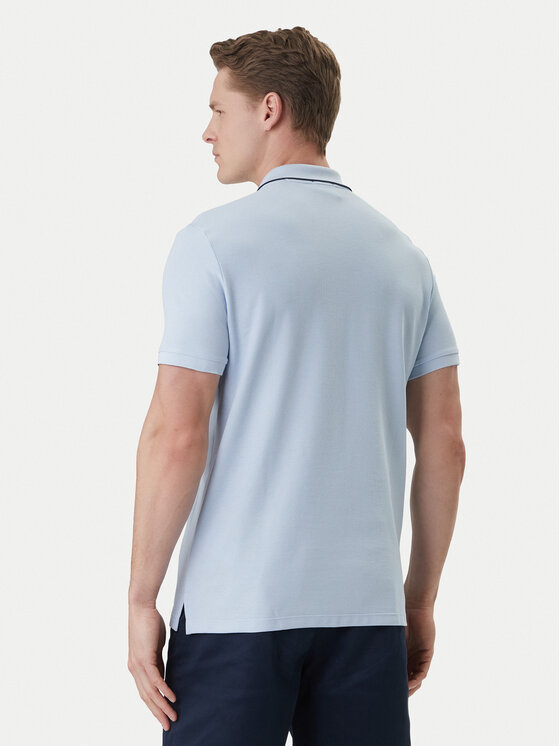 Calvin Klein Calvin Klein Polo LV04LC239G Błękitny Regular Fit