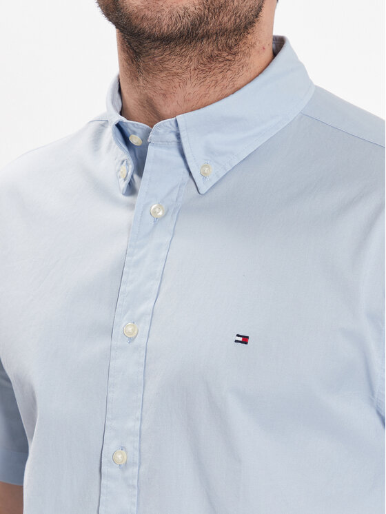 Tommy Hilfiger Tommy Hilfiger Πουκάμισο MW0MW31382 Γαλάζιο Regular Fit