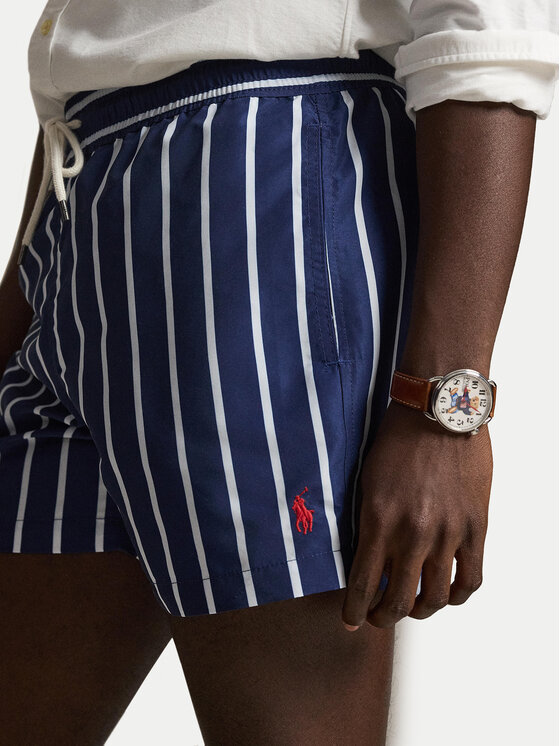 Polo Ralph Lauren Polo Ralph Lauren Szorty kąpielowe 710975405001 Granatowy Slim Fit