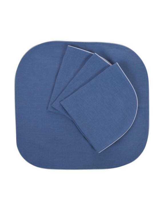 Roseberry Home Roseberry Home Serwetki Royal Blue Niebieski