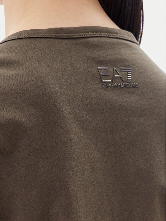EA7 Emporio Armani EA7 Emporio Armani T-Shirt 7W000098 AF12503 U6139 Hnědá Loose Fit
