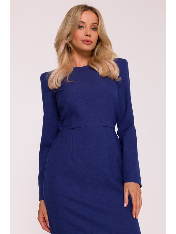 Stylove Stylove Sukienka wieczorowa S412 Niebieski A-Line Fit