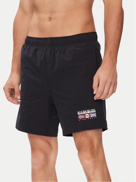 Napapijri Napapijri Plaukimo šortai V-Sahtu NP0A4HON Juoda Regular Fit