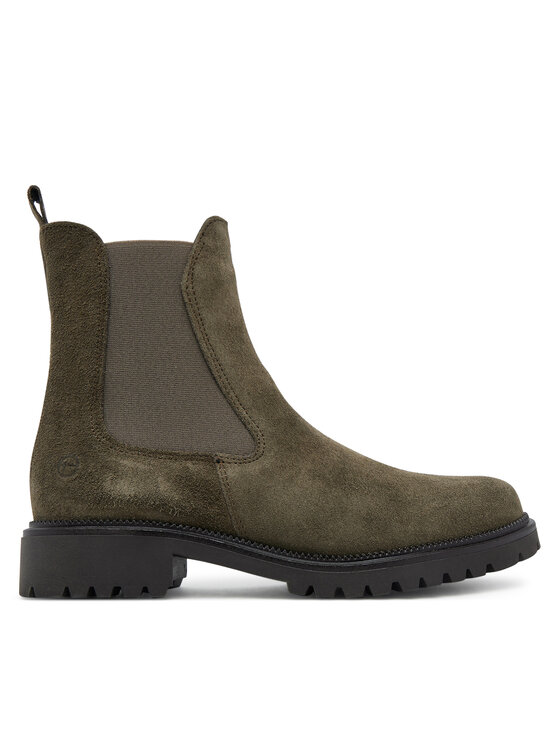 Tamaris Tamaris Kotníková obuv s elastickým prvkem 1-25427-41 Khaki