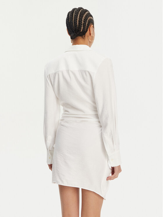 JACQUEMUS JACQUEMUS Kokteilinė suknelė 213DR009-1020 Balta Regular Fit