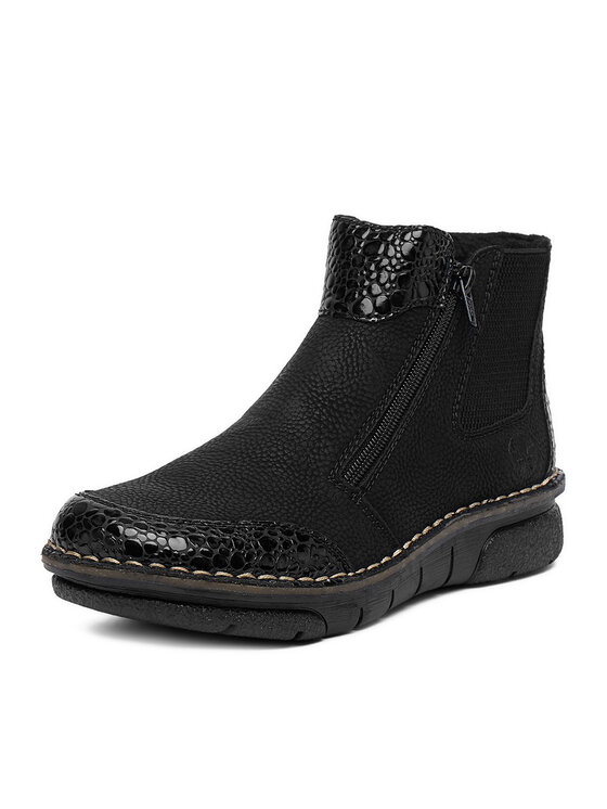 Rieker Rieker Stiefeletten 73355-00 Schwarz