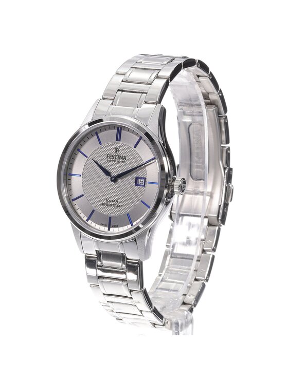Festina Festina Zegarek F20067-3 Srebrny