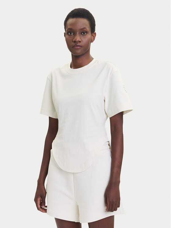 adidas by Stella McCartney adidas by Stella McCartney T-shirt JX6775 Bež Regular Fit