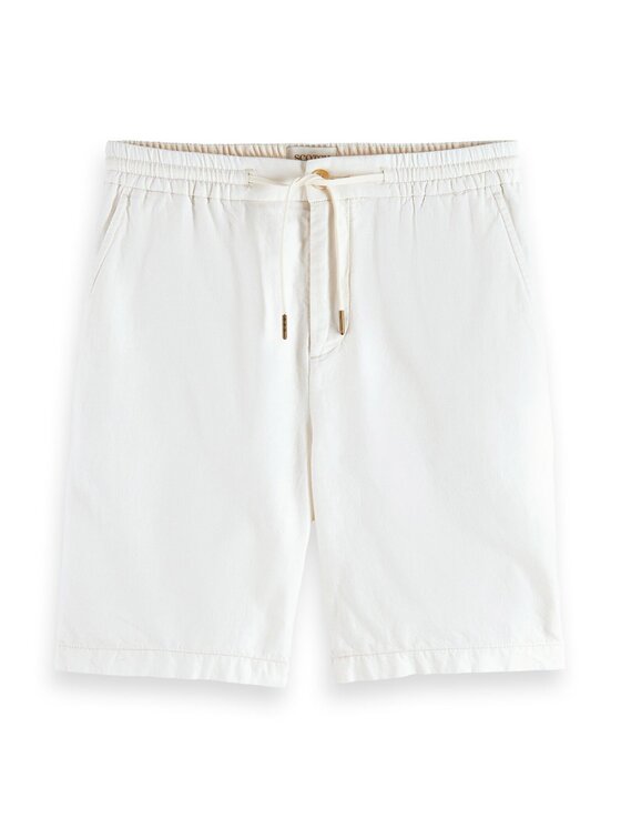 Scotch & Soda Scotch & Soda Szorty materiałowe 25472 Beżowy Comfort Fit