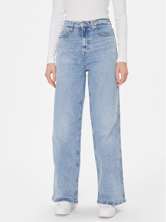 Tommy Jeans Džínsy Claire Hgh Wd Ah5117 DW0DW17282 Modrá Slim Fit
