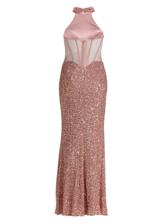 Hey Kyla Hey Kyla Estélyi ruha 5AJ006HK Rózsaszín Slim Fit