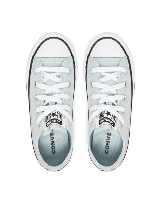 Converse Converse Teniși Chuck Taylor All Star Florals A11776C Albastru deschis