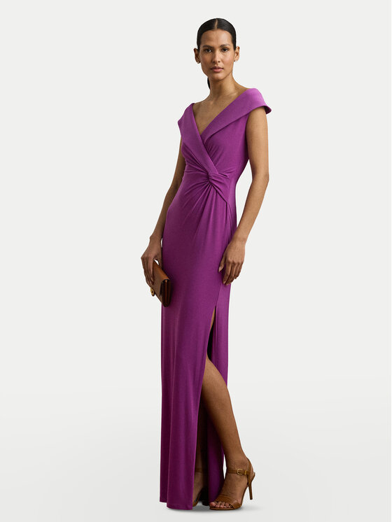 LAUREN RALPH LAUREN LAUREN RALPH LAUREN Rochie de seară 253863940025 Violet Slim Fit