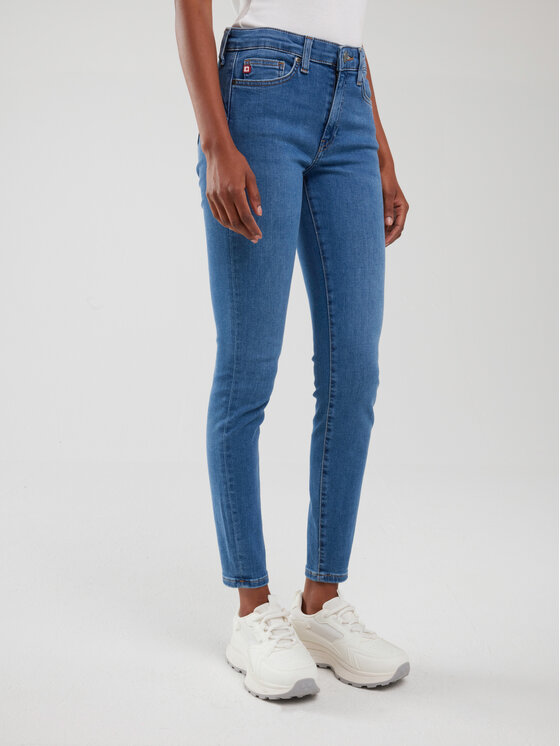 BIG STAR BIG STAR Jeansy MELINDA HIGH WAIST Niebieski Skinny Fit