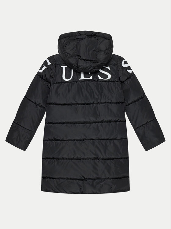 Guess Guess Пухено яке J4BL27 WB240 Черен Regular Fit