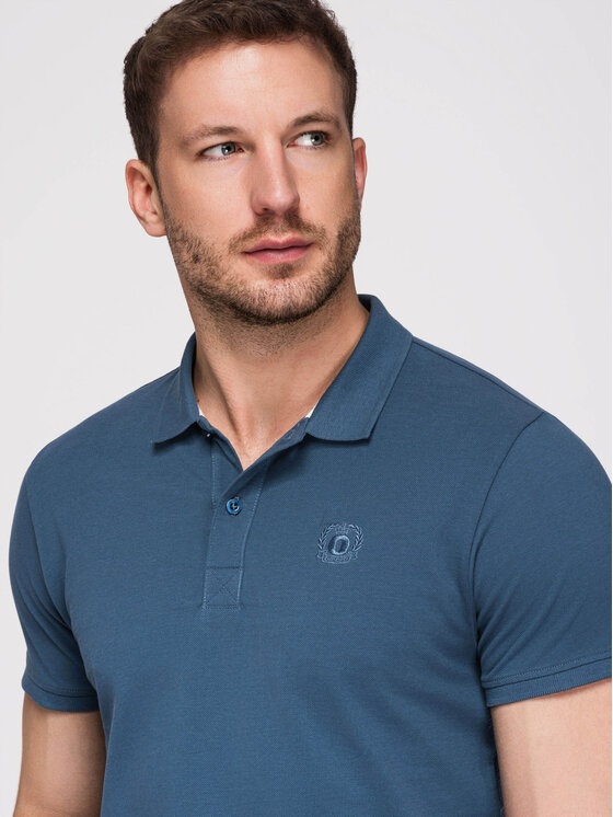 Ombre Ombre Polo OM-POBS-0171 Kolorowy Regular Fit