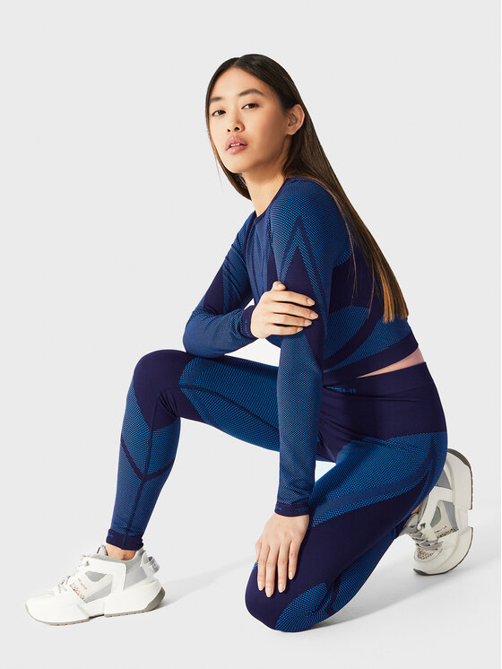 Togoshi Togoshi Leggings THERMO TG22-LEGD500 Tamnoplava Slim Fit