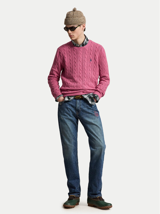 Polo Ralph Lauren Polo Ralph Lauren Megztinis 710876762501 Šviesiai rožinė Regular Fit