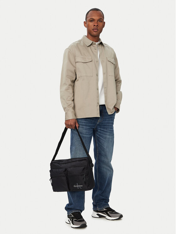 Calvin Klein Мъжка чантичка Bolt Laptop Flight Bag LV04D3459G Черен