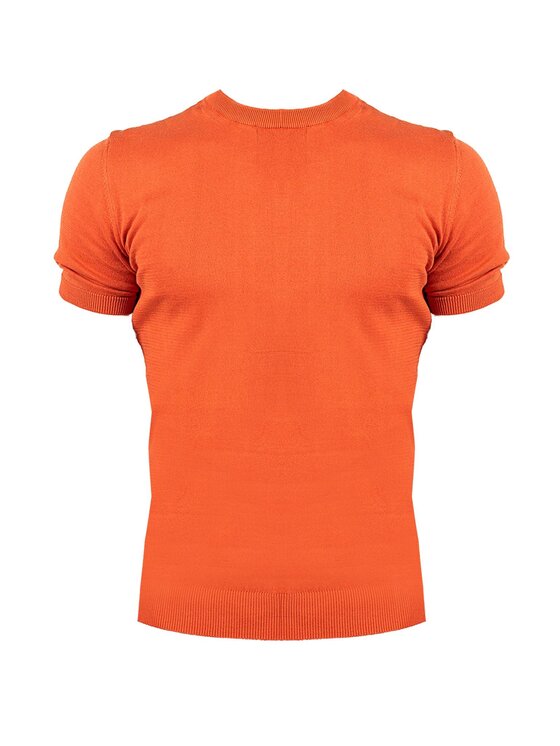 Xagon Xagon T-Shirt P23 081K 1200K Pomarańczowy Regular Fit
