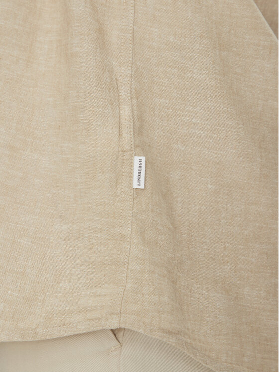 Lindbergh Lindbergh Košile 30-203344B Béžová Relaxed Fit