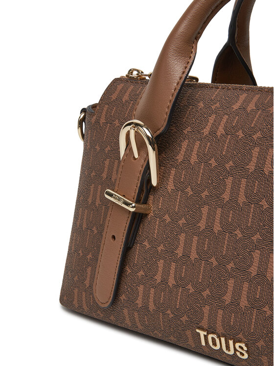 TOUS TOUS Handtasche Bowling Tous Buckles Silhouette 2002201543 Braun