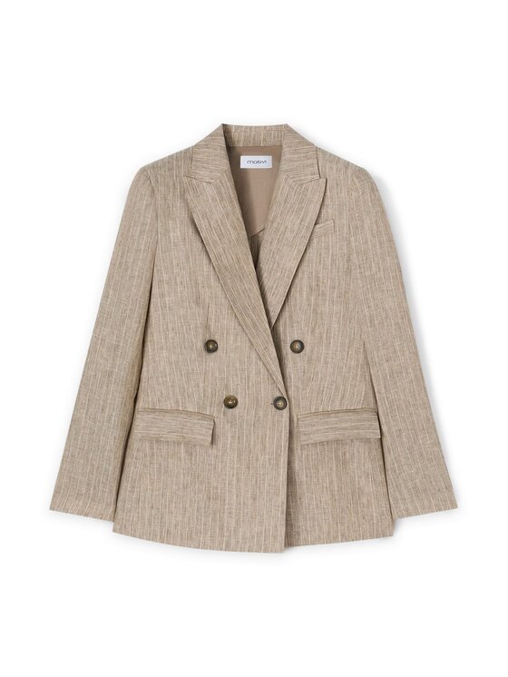 Motivi Motivi Giacca outdoor Q712Q000925N0R2 Écru Regular Fit