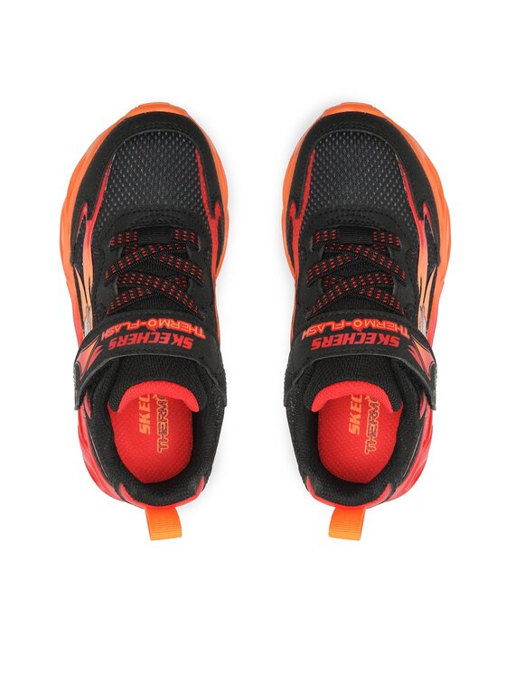 Skechers Skechers Sneakersy Heat Flux 400103L/BKRD Černá
