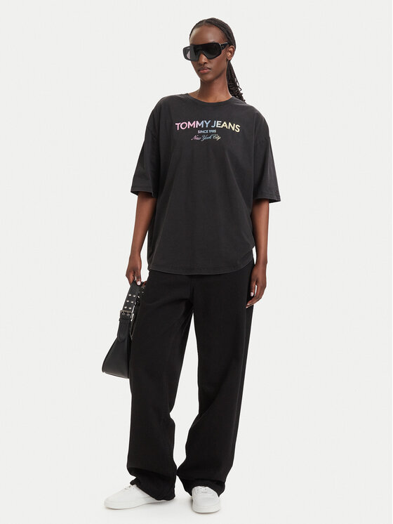 Tommy Jeans Tommy Jeans T-shirt DW0DW22803 Nero Oversize