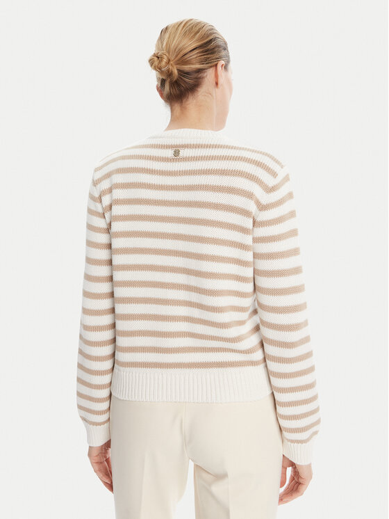 JOOP! JOOP! Pletena jopica 58 253KN58Kola 30047636 Bež Loose Fit