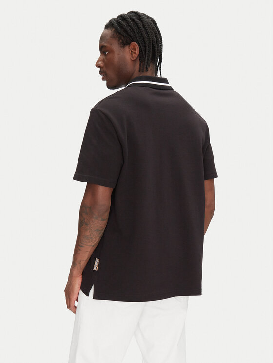 Just Cavalli Just Cavalli Polo 78OAGT15 Czarny Regular Fit