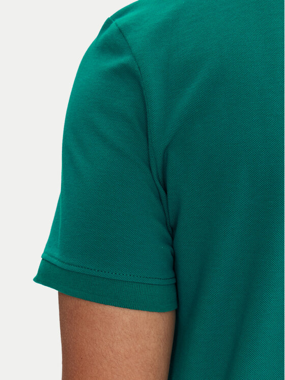 Tom Tailor Tom Tailor Тениска с яка и копчета 1031006 Зелен Regular Fit