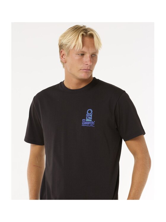 Rip Curl Rip Curl T-Shirt Vaporcool Search Stack Tee Czarny Standard Fit