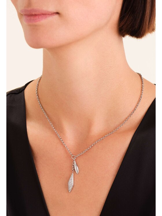 Rosefield Rosefield Naszyjnik Pavé Collection Srebrny