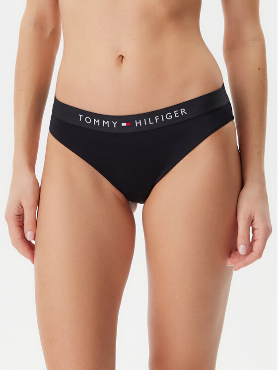 Tommy Hilfiger Bikini pezzo sotto UW0UW04120 Nero, taglia : XS