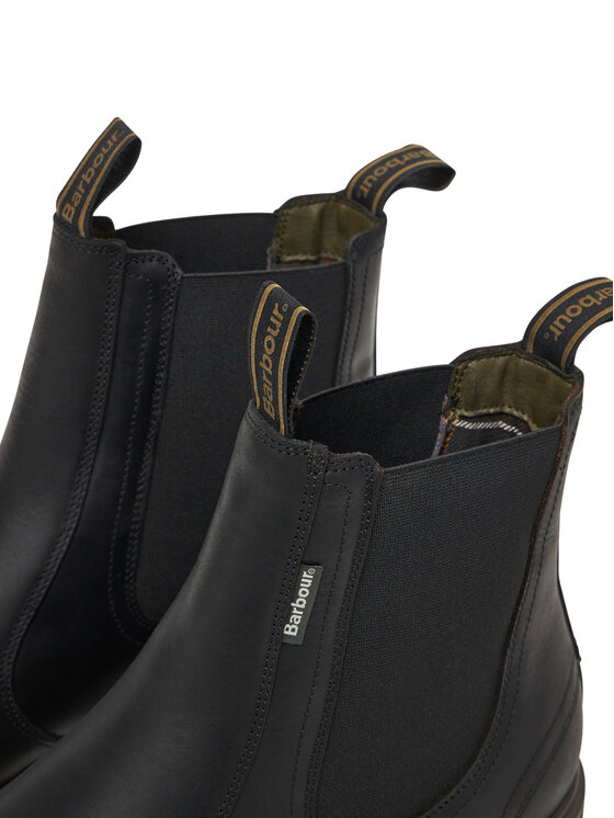 Barbour Barbour Kotníková obuv s elastickým prvkem MFO0815BK52 Černá
