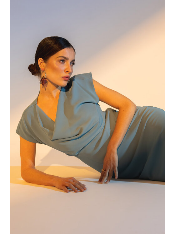 Stylove Stylove Večerní šaty S362 Modrá Comfortable Fit