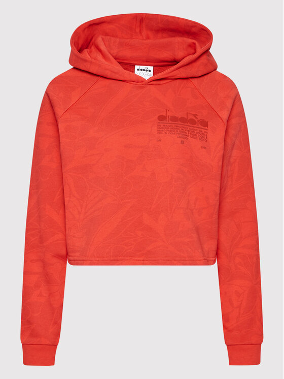 Diadora Diadora Bluza Manifesto 502.178413 Czerwony Regular Fit