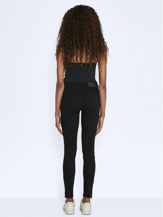 Jeans Donna Noisy May - Vita Alta, Taglio Dritto, 99% Cotone 1% Elastan, Cavallo 32 Pollici