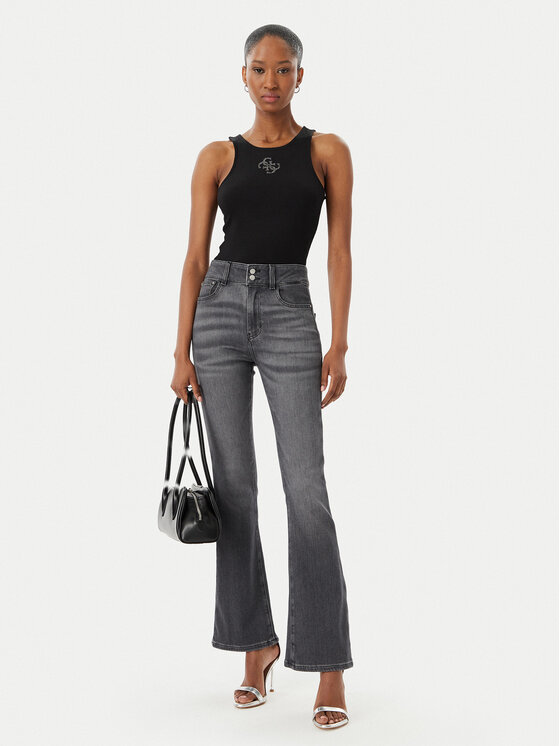 Guess Guess топ W6RP39 KD092 Черен Regular Fit