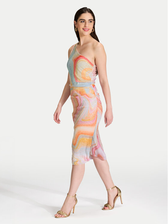 Swing Swing Cocktail obleka 5AI18800 Pisana Slim Fit