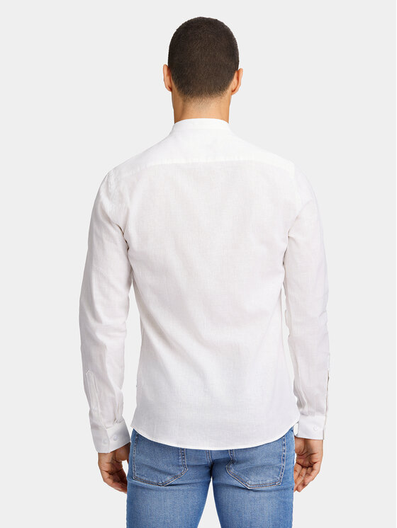 Lindbergh Lindbergh Koszula 30-203344A Biały Slim Fit