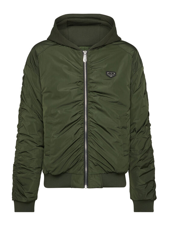 PHILIPP PLEIN PHILIPP PLEIN Kurtka puchowa 23011 Zielony Regular Fit